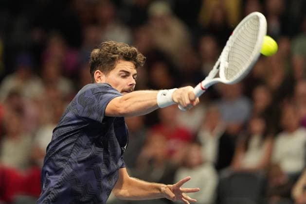 TENNIS : CO Met Orleans Open 2025 - Finale - ATP, Tennis Herren Challenger Tour 125 - 28 09 2025 Luca Sanchez (FRA) during the CO Met OrlÃ ans Open 2025 final, ATP Challenger Tour 125 tennis tournament on 28 September 2025 at CO Met Arena in OrlÃ ans, France - Photo Alexandre Martins Psnewz  Copyright: xALEXANDRExMARTINSx
