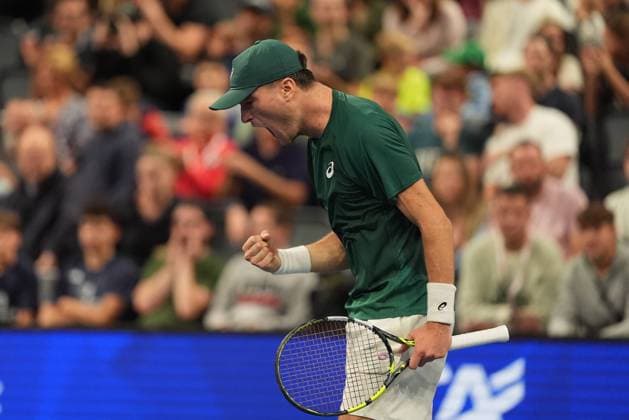 TENNIS : CO Met Orleans Open 2025 - Finale - ATP, Tennis Herren Challenger Tour 125 - 28 09 2025 RaphaÃ«l Collignon (BEL) during the CO Met OrlÃ ans Open 2025 final, ATP Challenger Tour 125 tennis tournament on 28 September 2025 at CO Met Arena in OrlÃ ans, France - Photo Alexandre Martins Psnewz  Copyright: xALEXANDRExMARTINSx