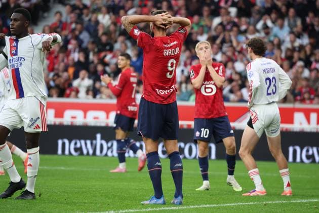 FOOTBALL : LOSC Lille vs Olympique Lyonnais - Ligue 1 J6 - 28 09 2025 Olivier GIROUD (LOSC Lille) lors du match LOSC Lille vs Olympique Lyonnais, Ligue 1 J6, Decathlon Arena stade Pierre Mauroy, le 28 septembre 2025 - photo Laurent Sanson PsnewZ  Copyright: xLaurentxSANSONx xPsnewZx