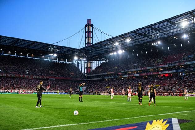 COLOGNE, GERMANY - 28 SEPTEMBER, 2025: - The football match of Bundesliga 1.FC Koeln vs VfB Stuttgart at Rhein Energie Stadion.  Copyright: xVITALIIxKLIUIEVx