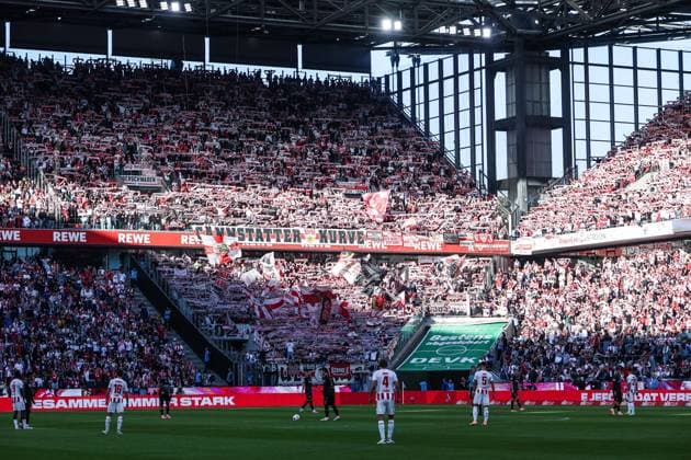 Fussball, Bundesliga Saison 2025 2026 5.Spieltag 1.FC Köln - VfB Stuttgart 28.09.2025, RheinEnergieSTADION Fans VfB Stuttgart Köln RheinEnergieSTADION Nordrhein-Westfalen Deutschland