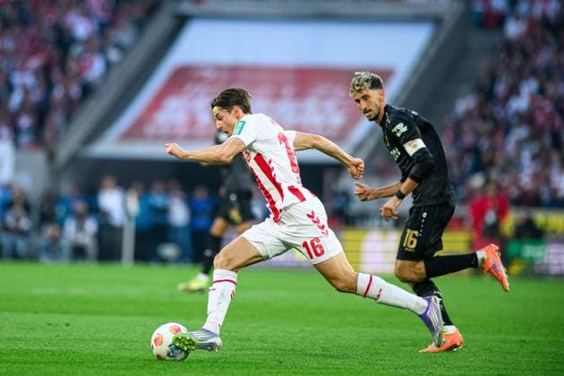 COLOGNE, GERMANY - 28 SEPTEMBER, 2025: Jakub Kaminski - The football match of Bundesliga 1.FC Koeln vs VfB Stuttgart at Rhein Energie Stadion.  Copyright: xVITALIIxKLIUIEVx