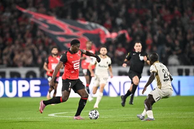 Stade Rennais FC v RC Lens - Ligue 1 McDonald s 2025 2026 07 Breel EMBOLO (srfc) during the Ligue 1 McDonald s match between Rennes and Lens at Roazhon Park on September 28, 2025 in Rennes, France. Rennes France  Copyright: xFEPx 776348147