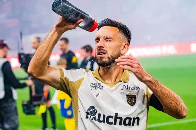 FOOTBALL : Stade Rennais vs RC Lens - Ligue 1 - JournÃ e 6 - 28 09 2025 Adrien Thomasson (RC Lens) RennesFrance  Copyright: xBaptistexAutissierx
