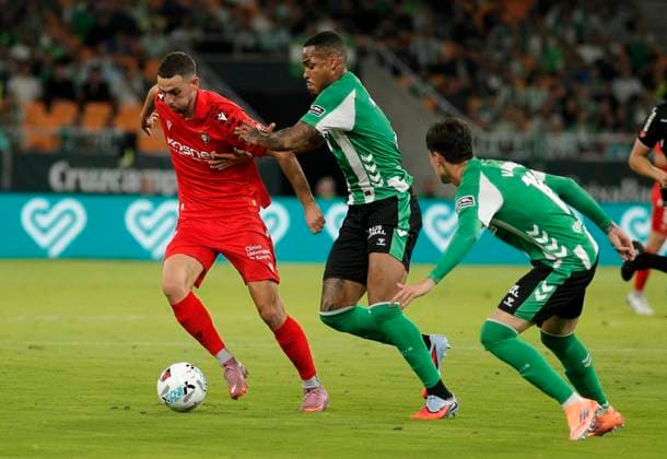 Spanish La Liga EA Sports soccer match Betis vs Osasuna at La Cartuja Stadium in Sevilla, Spain. 28 September 2025 JORNADA 7 LIGA EA SPORTS 900 Cordon Press  900 CordonxPress LOF - Betis vs Osasuna