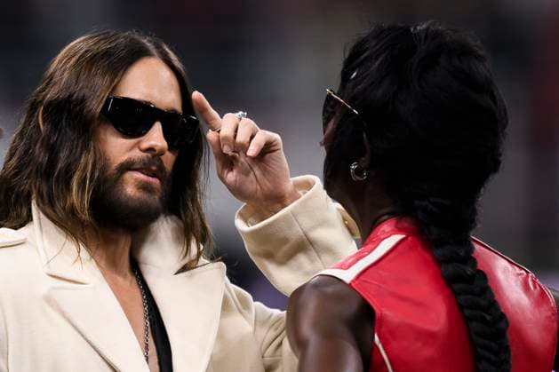 AC Milan v SSC Napoli - Serie A Jared Leto and Jodie Turner-Smith attend the Serie A football match between AC Milan and SSC Napoli. Milan Italy Copyright: xNicolòxCampox