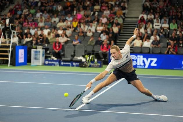 TENNIS : CO Met Orleans Open 2025 - Finale - ATP, Tennis Herren Challenger Tour 125 - 28 09 2025 Martin Landaluce (ESP) during the CO Met OrlÃ ans Open 2025 final, ATP Challenger Tour 125 tennis tournament on 28 September 2025 at CO Met Arena in OrlÃ ans, France - Photo Alexandre Martins Psnewz  Copyright: xALEXANDRExMARTINSx