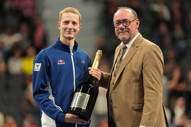 TENNIS : CO Met Orleans Open 2025 - Finale - ATP, Tennis Herren Challenger Tour 125 - 28 09 2025 Martin Landaluce (ESP) during the CO Met OrlÃ ans Open 2025 final, ATP Challenger Tour 125 tennis tournament on 28 September 2025 at CO Met Arena in OrlÃ ans, France - Photo Alexandre Martins Psnewz  Copyright: xALEXANDRExMARTINSx