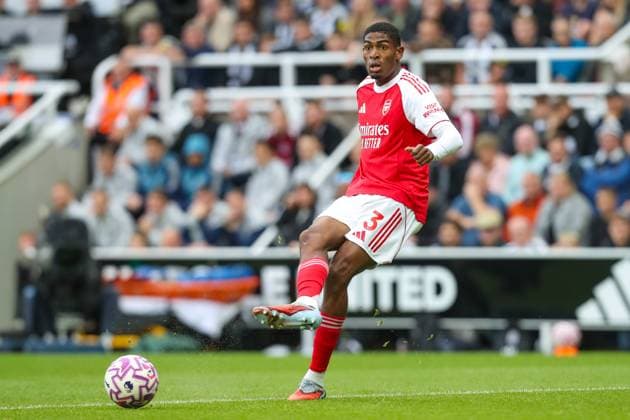 Newcastle United FC v Arsenal FC, Premier League Cristhian Mosquera Of Arsenal during the Newcastle United FC v Arsenal FC English Premier League match at St.James Park, Newcastle, England, United Kingdom on 28 September 2025 Credit: Lee Keuneke Every Second Media Editorial use only. All images are copyright Every Second Media Limited. No images may be reproduced without prior permission. All rights reserved. Premier League and Football League images are subject to licensing agreements with Football DataCo Limited. see https: www.football-dataco.com Copyright: xIMAGO EveryxSecondxMediax ESM-1601-0197 LeexKeunekex xEveryxSecondxMediax