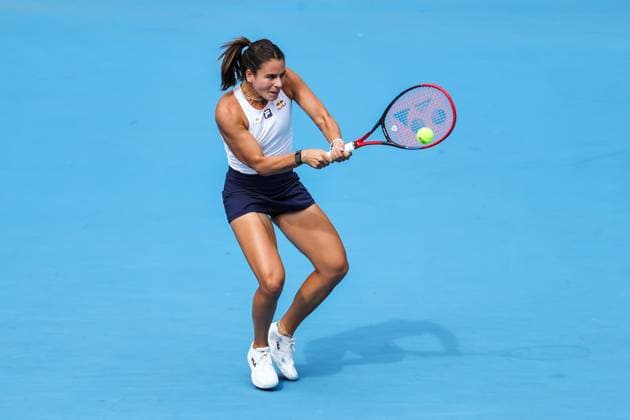BEIJING, CHINA - SEPTEMBER 29: Emma Navarro of the United States competes in the Women s Singles Round of 32 match against Lois Boisson of France on day 8 of the 2025 China Open at the National Tennis Center on September 29, 2025 in Beijing, China.  Copyright: xVCGx 111593935905