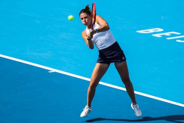 BEIJING, CHINA - SEPTEMBER 29: Emma Navarro of the United States competes in the Women s Singles Round of 32 match against Lois Boisson of France on day 8 of the 2025 China Open at the National Tennis Center on September 29, 2025 in Beijing, China.  Copyright: xVCGx 111593929558