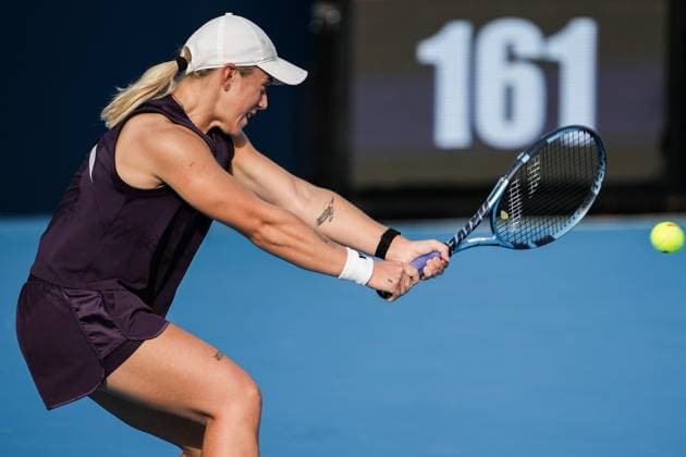 BEIJING, CHINA - SEPTEMBER 29: Sonay Kartal of Great Britain competes in the Women s Singles Round of 32 match against Maya Joint of Australia on day 8 of the 2025 China Open at the National Tennis Center on September 29, 2025 in Beijing, China.  Copyright: xVCGx 111593958041