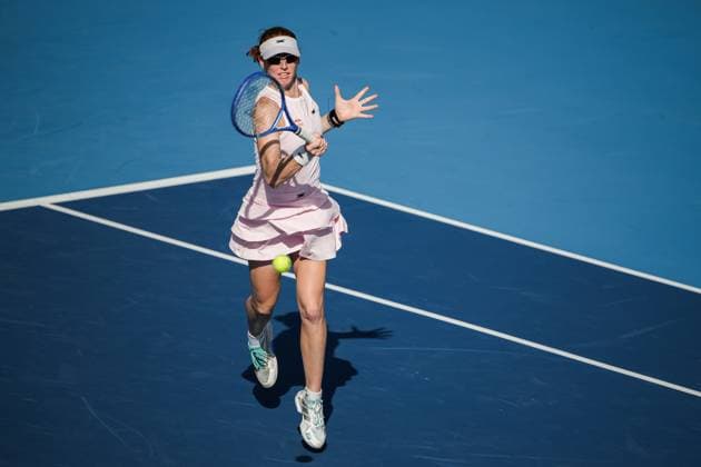 BEIJING, CHINA - SEPTEMBER 29: Maya Joint of Australia competes in the Women s Singles Round of 32 match against Sonay Kartal of Great Britain on day 8 of the 2025 China Open at the National Tennis Center on September 29, 2025 in Beijing, China.  Copyright: xVCGx 111593941139