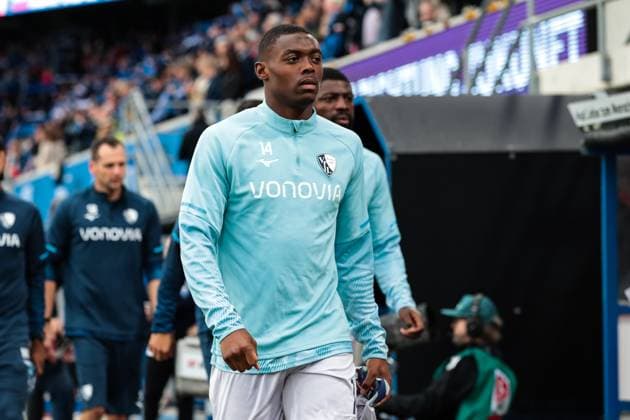 Mathis Clairicia (VfL Bochum,14) - 2. Fußball Bundesliga Saison 2025-2026 SC Paderborn vs. VfL Bochum in der Home Deluxe Arena in Paderborn - Fußball,Mann,Männer,Deutschland,12.09.2025