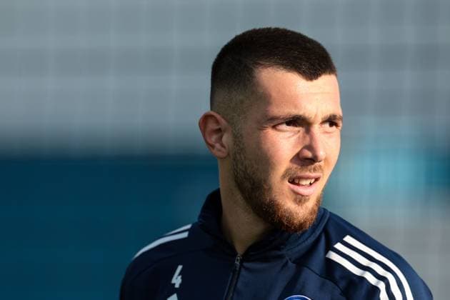 29.09.2025, Fussball, Saison 2025 2026, Training FC Schalke 04, Hasan Kurucay (FC Schalke 04), Gelsenkirchen Trainingsgelände FC Schalke 04 NRW Deutschland xRHR-FOTO YYx Copyright: RHR-FOTOx RHR-FOTO YY