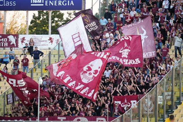 Supporter of Torino during the Serie A soccer match between Parma and Torino at Ennio Tardini Stadium in Parma, North Italy, Monday, September 29, 2025. Soccer  Copyright: xMassimoxPaolone LaPressex