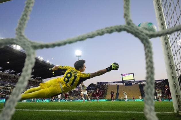Parma s Mateo Pellegrino Casalanguida goal 1-0 during the Serie A soccer match between Parma and Torino at Ennio Tardini Stadium in Parma, North Italy, Monday, September 29, 2025. Soccer  Copyright: xMassimoxPaolone LaPressex