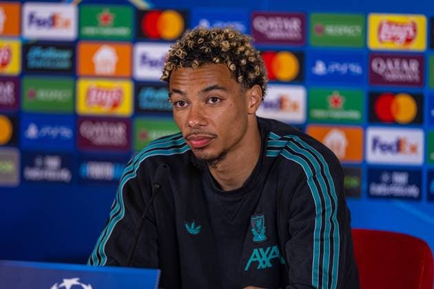Football - UEFA Champions League - League Phase - Galatasaray A.Åž v Liverpool FC - MD-1 ISTANBUL, TURKEY - Monday, September 29, 2025: Liverpool s Hugo Ekitike during a press conference, PK, Pressekonferenz at Ali Sami Yen Stadium ahead of the UEFA Champions League game between Galatasaray A.Åž. and Liverpool FC. (Photo by David Rawcliffe Propaganda) ISTANBUL Ali Sami Yen Stadium MARMARA TURKEY  Copyright: xDavidxRawcliffex P2025-09-29-Galatasaray_Liverpool_MD-1-14