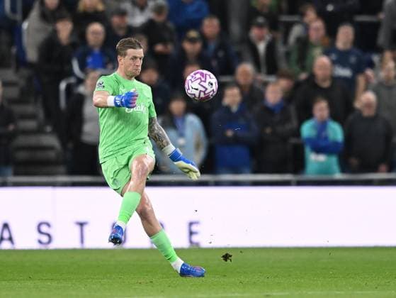 Everton v West Ham United Premier League Everton goal keeper Jordan Pickford during the Premier League match at the Hill Dickson Stadium, Liverpool UK Newspapers OUT Copyright: xKarlxVallantinex FIL-22295-0047