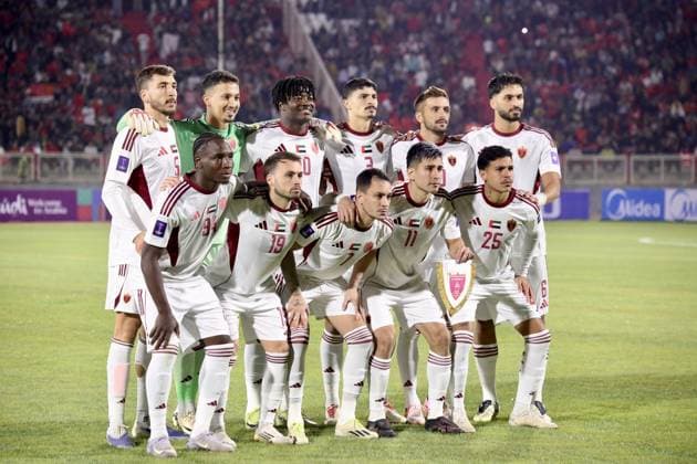 Tractor S.C. v Al Wahda - AFC Champions League TABRIZ, IRAN - SEPTEMBER 29: Players of Al Wahda pose for a team photo ahead of the Asian Champions League (AFC) Group B match between Tractor S.C. and Al Wahda at Yadegar-e Emam Stadium in Tabriz, Iran, on September 29, 2025. Mehrvarz Ahmadi Anadolu Tabriz Iran. Editorial use only. Please get in touch for any other usage.  Copyright: x2025xAnadoluxMehrvarzxAhmadix