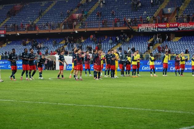 CALCIO - Serie A - Genoa CFC vs SS Lazio Serie A, Day 5, 29-09-2025, Stadio Ferraris, Genova, Genoa - Lazio, in the photo: Genoa end match Genoa Italy  Copyright: xIPAxSport ABACAx