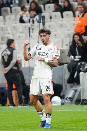 Jota Silva (26) of Besiktas during the Trendyol Super League match between Besiktas JK and Kocaelispor at Tupras Stadium on September 29, 2025 in Istanbul, Turkey. Istanbul TUPRAS STADIUM Turkey Copyright: xSeskimphotox Besiktas-Kocaeli_290925 (123)