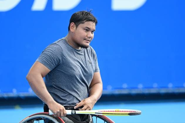 Mohamad Yusshazwan YUSOFF (MAS), SEPTEMBER 29, 2025 - Wheelchair Tennis : Kinoshita Group Japan Open Wheelchair Tennis Championships 2025 Men s Wheelchair Tennis Doubles Final at Ariake Coliseum, Tokyo, Japan. Noxthirdxpartyxsales  aflo_305232786