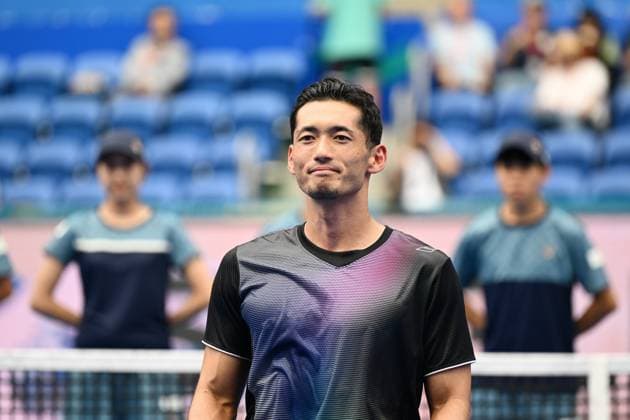 Daisuke Arai (JPN), SEPTEMBER 29, 2025 - Wheelchair Tennis : Kinoshita Group Japan Open Wheelchair Tennis Championships 2025 Men s Wheelchair Tennis Singles Award ceremony at Ariake Coliseum, Tokyo, Japan. Noxthirdxpartyxsales  aflo_305232770