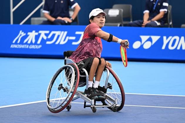 Shogo Takano (JPN), SEPTEMBER 29, 2025 - Wheelchair Tennis : Kinoshita Group Japan Open Wheelchair Tennis Championships 2025 Men s Wheelchair Tennis Doubles Final at Ariake Coliseum, Tokyo, Japan. Noxthirdxpartyxsales  aflo_305232789