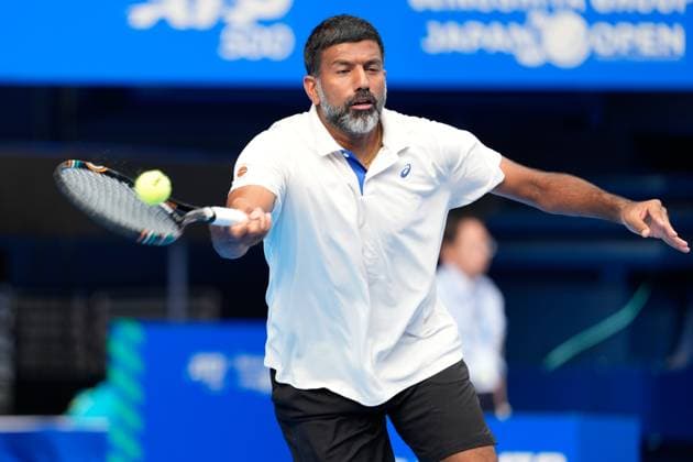 Rohan Bopanna (IND), SEPTEMBER 29, 2025 - Tennis : Doubles Semi-final match at Ariake Colosseum during Kinoshita Group Japan Open Tennis Championships 2025 in Tokyo, Japan. Noxthirdxpartyxsales  aflo_305253653