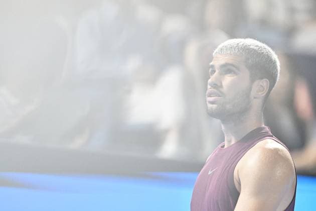 Carlos ALCARAZ (ESP), SEPTEMBER 29, 2025 - Tennis : Kinoshita Group Japan Open Tennis Championships 2025 Men s Singles Semi-final at Ariake Coliseum, Tokyo, Japan. Noxthirdxpartyxsales  aflo_305231898
