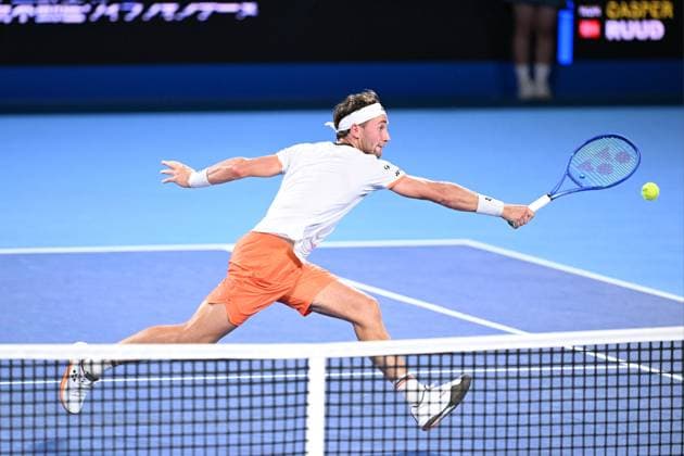 Casper RUUD (NOR), SEPTEMBER 29, 2025 - Tennis : Kinoshita Group Japan Open Tennis Championships 2025 Men s Singles Semi-final at Ariake Coliseum, Tokyo, Japan. Noxthirdxpartyxsales  aflo_305231764