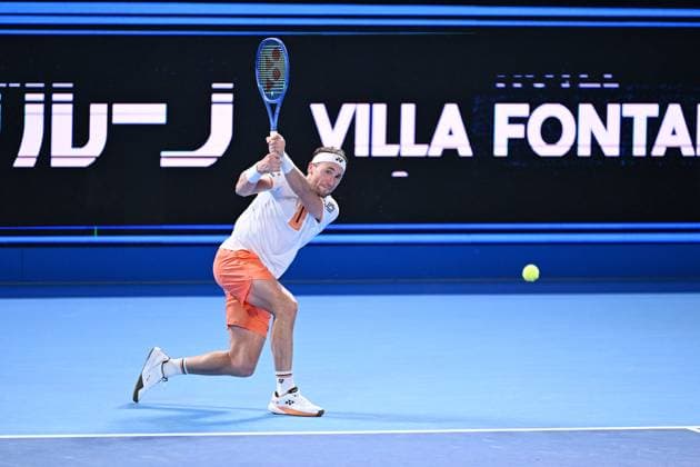Casper RUUD (NOR), SEPTEMBER 29, 2025 - Tennis : Kinoshita Group Japan Open Tennis Championships 2025 Men s Singles Semi-final at Ariake Coliseum, Tokyo, Japan. Noxthirdxpartyxsales  aflo_305231767