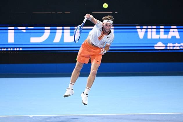 Casper RUUD (NOR), SEPTEMBER 29, 2025 - Tennis : Kinoshita Group Japan Open Tennis Championships 2025 Men s Singles Semi-final at Ariake Coliseum, Tokyo, Japan. Noxthirdxpartyxsales  aflo_305231783