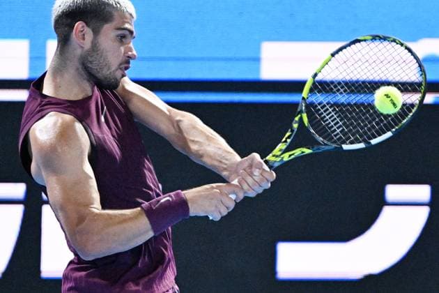 Carlos ALCARAZ (ESP), SEPTEMBER 29, 2025 - Tennis : Kinoshita Group Japan Open Tennis Championships 2025 Men s Singles Semi-final at Ariake Coliseum, Tokyo, Japan. Noxthirdxpartyxsales  aflo_305231808
