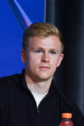 September 29, 2025, Madrid, Spain: Jonathan Burkardt of Eintracht Frankfurt, attends a press conference, PK, Pressekonferenz ahead of their UEFA Champions League 2025 26 match against Atletico de Madrid at Riyadh Air Metropolitano. Madrid Spain - ZUMAs197 20250929_aaa_s197_304 Copyright: xAtilanoxGarciax