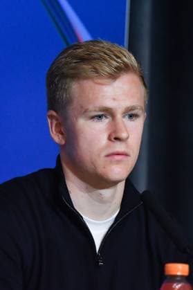 September 29, 2025, Madrid, Spain: Jonathan Burkardt of Eintracht Frankfurt, attends a press conference, PK, Pressekonferenz ahead of their UEFA Champions League 2025 26 match against Atletico de Madrid at Riyadh Air Metropolitano. Madrid Spain - ZUMAs197 20250929_aaa_s197_320 Copyright: xAtilanoxGarciax