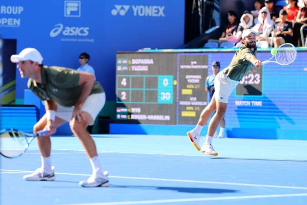 Hugo Nys (MON) & Edouard Roger-Vasselin (FRA), SEPTEMBER 30, 2025 - Tennis : Kinoshita Group Japan Open Tennis Championships 2025 Men s Doubles Final at Ariake Coliseum, Tokyo, Japan. Noxthirdxpartyxsales  aflo_305330440