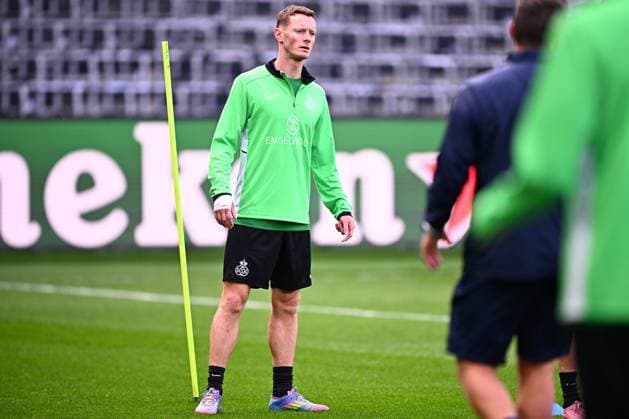 Royale Union Saint-Gilloise v Newcastle United - UEFA Champions League Media Activities 30 09 2025 BRUSSELS, BELGIUM - SEPTEMBER 30 : Schoofs Rob midfielder of Union Saint-Gilloise pictured during a training session ahead of the UEFA Champions League 2025 26 League Phase MD2 match between Royale Union Saint-Gilloise and Newcastle United on September 30, 2025 in Brussels, Belgium, 30 09 2025 Brussels Belgium  Copyright: xTomasxSiskx