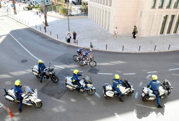 PXL_CroRace stage 1 CroRace cycling race Stage 1 start in Split, Croatia on 30. September. Stage one is 162 kilometers long from Split to Sinj.  IvoxCagalj PIXSELL