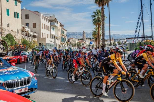 PXL_CroRace stage 1 CroRace cycling race Stage 1 start in Split, Croatia on 30. September. Stage one is 162 kilometers long from Split to Sinj.  ZvonimirxBarisin PIXSELL
