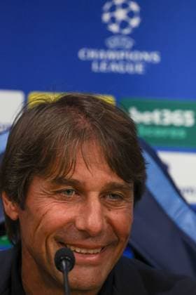 Antonio Conte s press conference, PK, Pressekonferenz Antonio Conte Head Coach of SSC Napoli During the press conference on September 30, 2025, valid for the Champions League, before the 2025 26 match between Napoli and Sporting Lisbon in Naples at the Stadio Maradona. In the photo: Napoli Stadio Maradona Campania ITALIA Copyright: xFABIOxSASSOxFabioxSassox 0A4A5499
