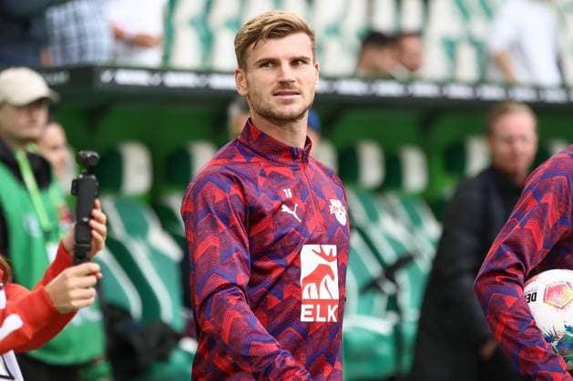 27.09.2025, xgox, Fussball - 1.Bundesliga VfL Wolfsburg - RB Leipzig emspor, v.l. Timo Werner (Leipzig, 36) (DFL DFB REGULATIONS PROHIBIT ANY USE OF PHOTOGRAPHS as IMAGE SEQUENCES and or QUASI-VIDEO) Wolfsburg