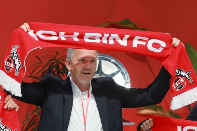 1. FC Köln, Mitgliederversammlung, 27.09.2025, Philipp Türoff (1. FC Köln), Bild: *** Local Caption *** Ausschließlich redaktionelle Nutzung Editorial use only *** Sport 1 FC Köln, General Meeting, 27 09 2025, Philipp Türoff 1 FC Köln , Bild Local Caption Editorial use only Editorial use only