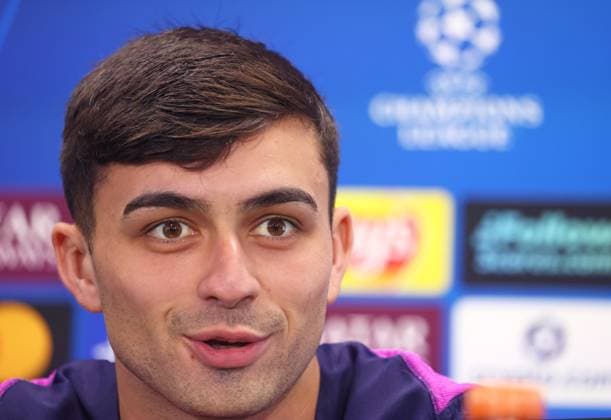 Hansi Flick press conference, PK, Pressekonferenz before UEFA Champions League match against PSG Pedri holds a press conference before the UEFA Champions League match against PSG in Barcelona, Spain, on September 30, 2025. Barcelona Barcelona Spain  Copyright: xUrbanandsportx originalFilename:urbanandsport-hansifli250930_nphGI.jpg