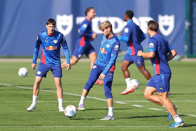 Training RB Leipzig Bundesliga Leipzig, 30.09.2025, Trainingszentrum am Cottaweg, Saison 2025 2026, Fußball, Männer, 1. Bundesliga , Training RB Leipzig , Im Bild: Timo Werner ,