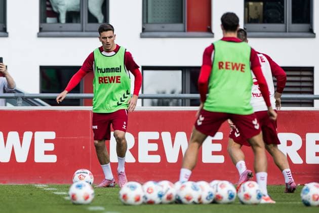 Training 1. FC Köln; 30.09.2025 Said El Mala (1. FC Köln, 13) am Ball Training 1. FC Köln; Geissbockheim, 30.09.2025 Copyright: xBEAUTIFULxSPORTS Wunderlx