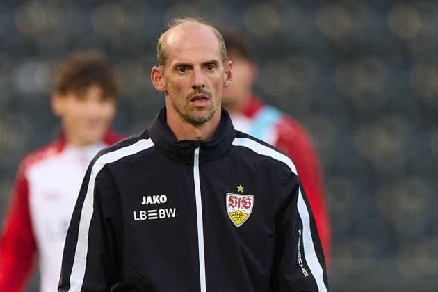 Portrait, Portraet, Freisteller von Oliver Barth (VfB Stuttgart II, Co-Trainer) GER, VfB Stuttgart II vs. SV Wehen Wiesbaden, Fussball, Herren, 3. Liga, 9. Spieltag, Spielzeit 2025 2026, 30.09.2025 GER, VfB Stuttgart II vs. SV Wehen Wiesbaden, Fussball, Herren, 3. Liga, 9. Spieltag, Spielzeit 2025 2026, 30.09.2025 Aspach Copyright: xEibner-Pressefoto GeraldxOelze-dx EP_ODS