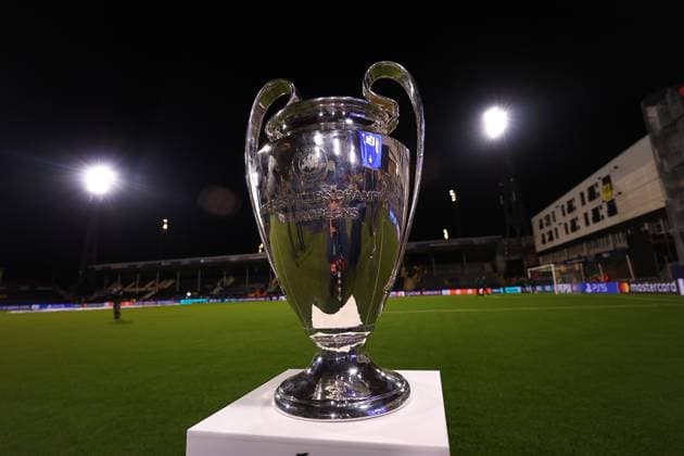 Champions League trophy seen on display ahead of the match FK Bodo Glimt v Tottenham Hotspur, UEFA Champions League, Group Stage, Football, Aspmyra Stadion, Bodo, Norway - 30 Sep 2025Bodo Aspmyra Stadion Norway EDITORIAL USE ONLY No use with unauthorised audio, video, data, fixture lists, club league logos or live services. Online in-match use limited to 120 images, no video emulation. No use in betting, games or single club league player publications. Copyright: xMichaelxZemanek Shutterstockx 15504026k