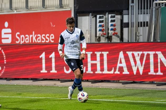 Deutschland: Fussball 3. Liga, 9. Spieltag 2025 2026, TSV Havelse-Waldhof Mannheim am 30.09. in Hannover (Eilenriede-Stadion): Masca (Waldhof Mannheim 38) Copyright: xSvenxHeidmannx